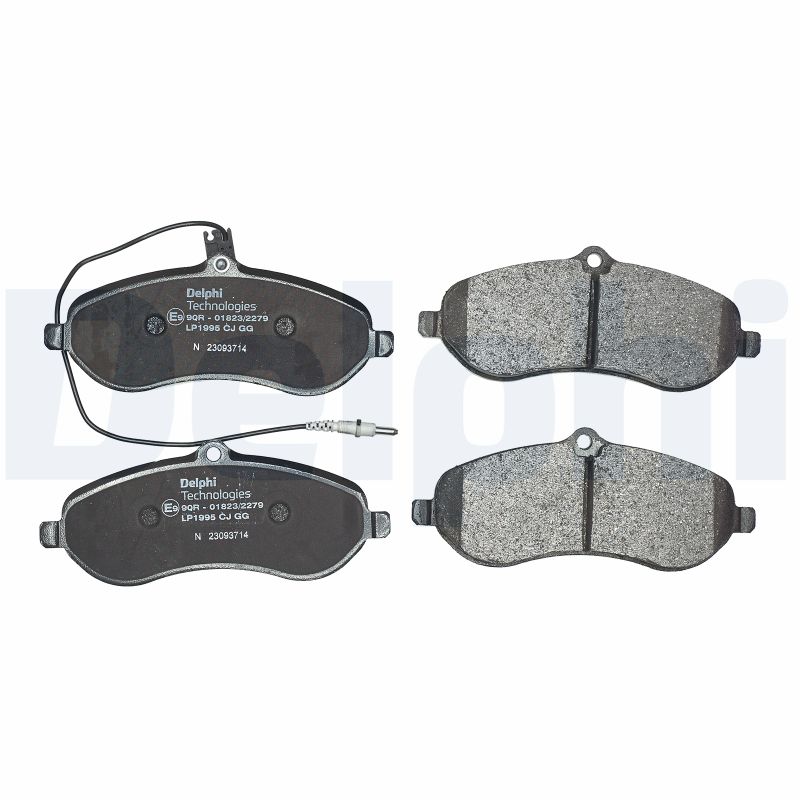 Brake Pad Set, disc brake - LP1995 DELPHI