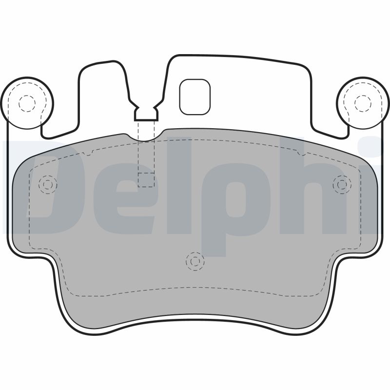 Brake Pad Set, disc brake - LP1996 DELPHI