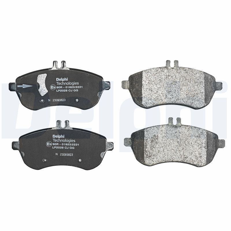 Brake Pad Set, disc brake - LP2028 DELPHI