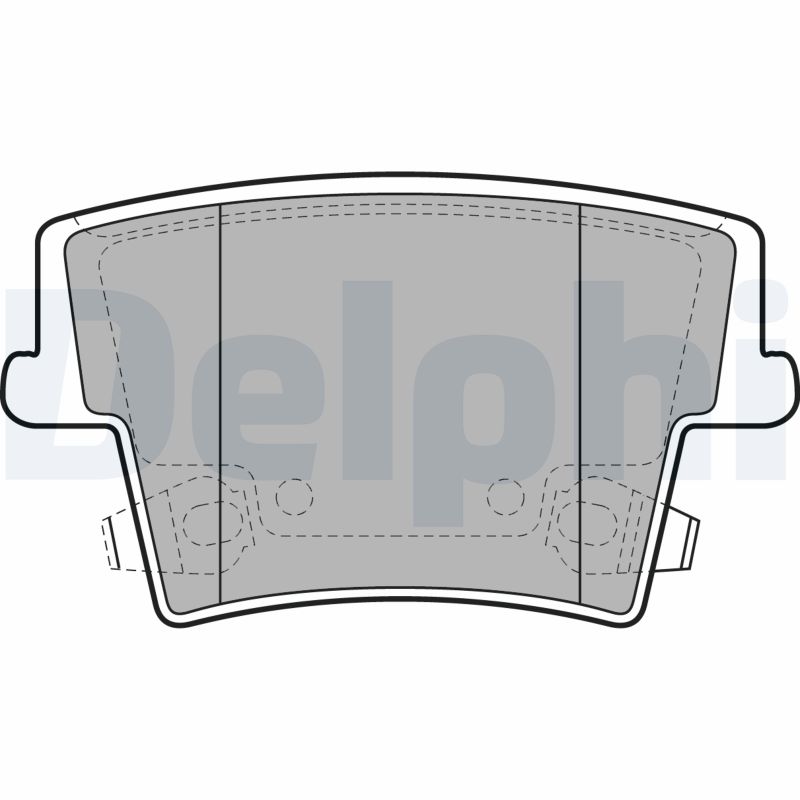 Brake Pad Set, disc brake - LP2035 DELPHI
