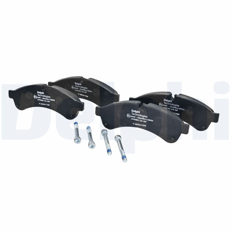 Brake Pad Set, disc brake - LP2063 DELPHI
