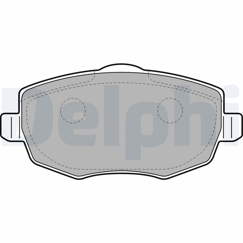 Brake Pad Set, disc brake - LP2064 DELPHI