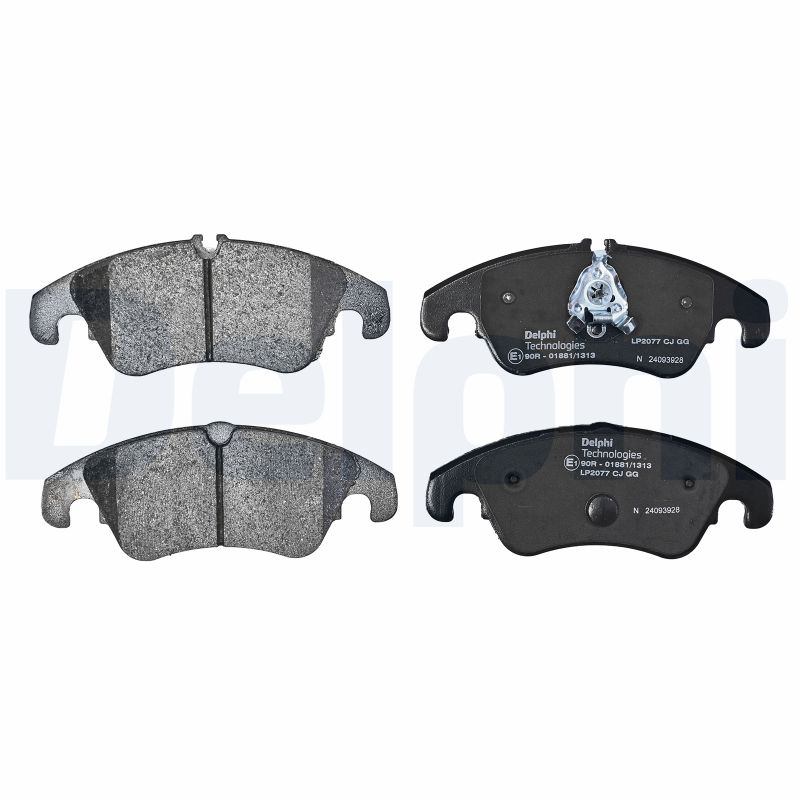 Brake Pad Set, disc brake - LP2077 DELPHI