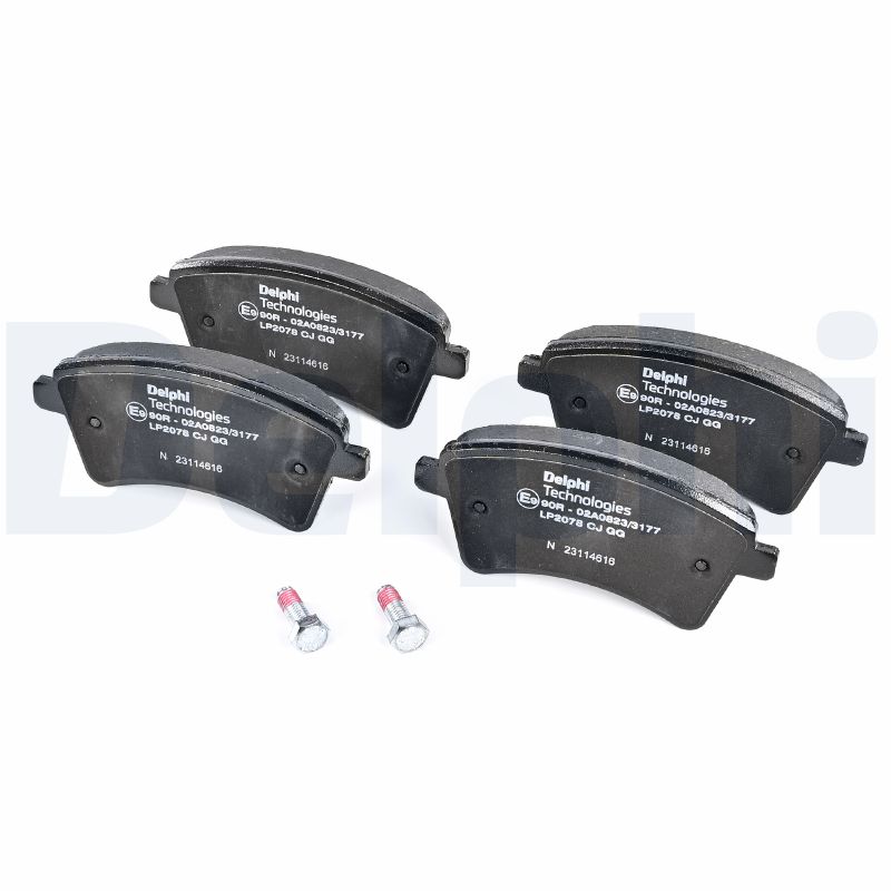 Brake Pad Set, disc brake - LP2078 DELPHI