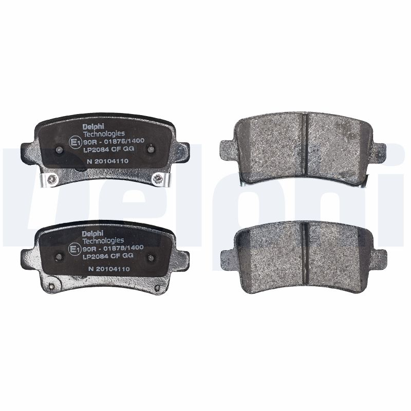 Brake Pad Set, disc brake - LP2084 DELPHI