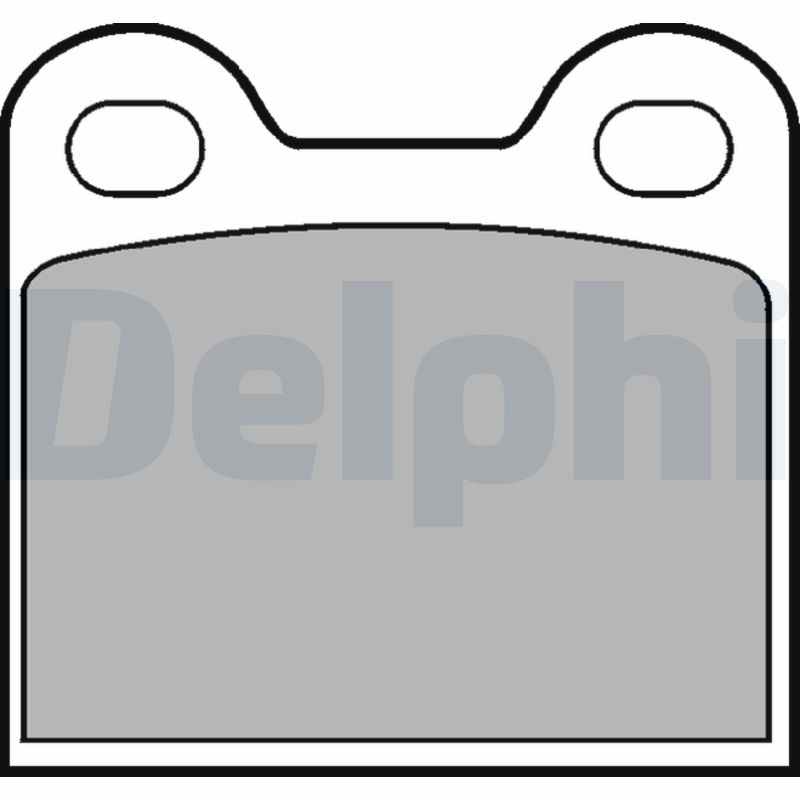 Brake Pad Set, disc brake - LP21 DELPHI