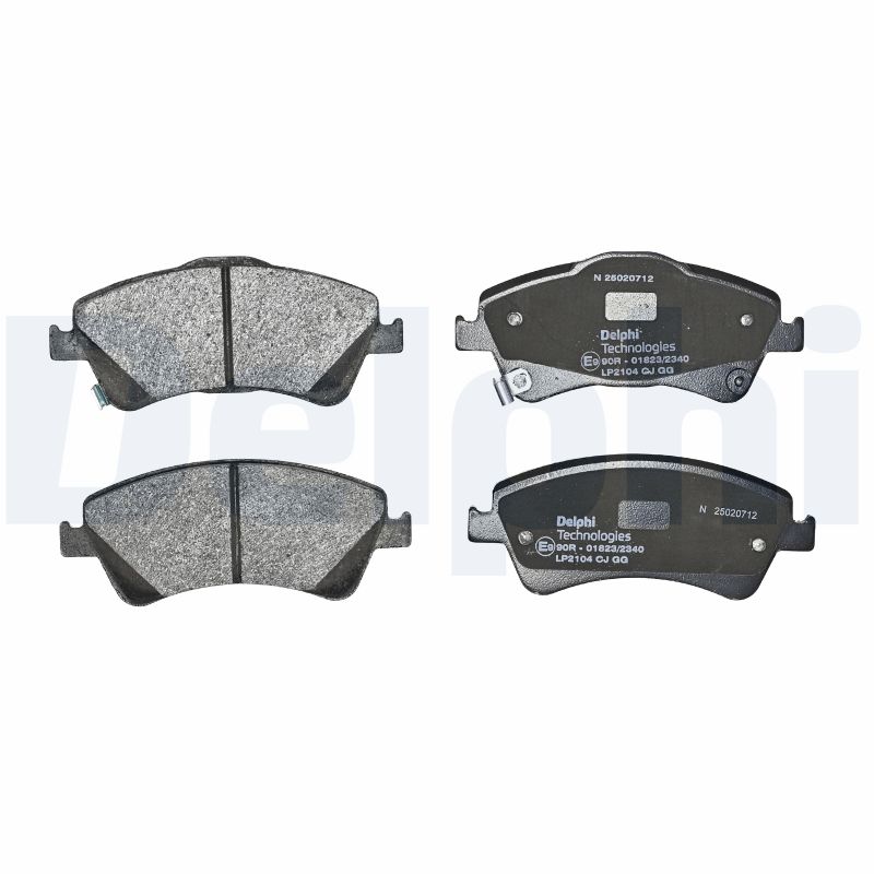 Brake Pad Set, disc brake - LP2104 DELPHI