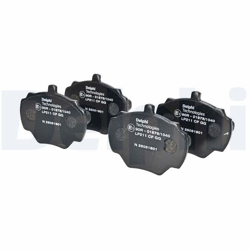 Brake Pad Set, disc brake - LP211 DELPHI