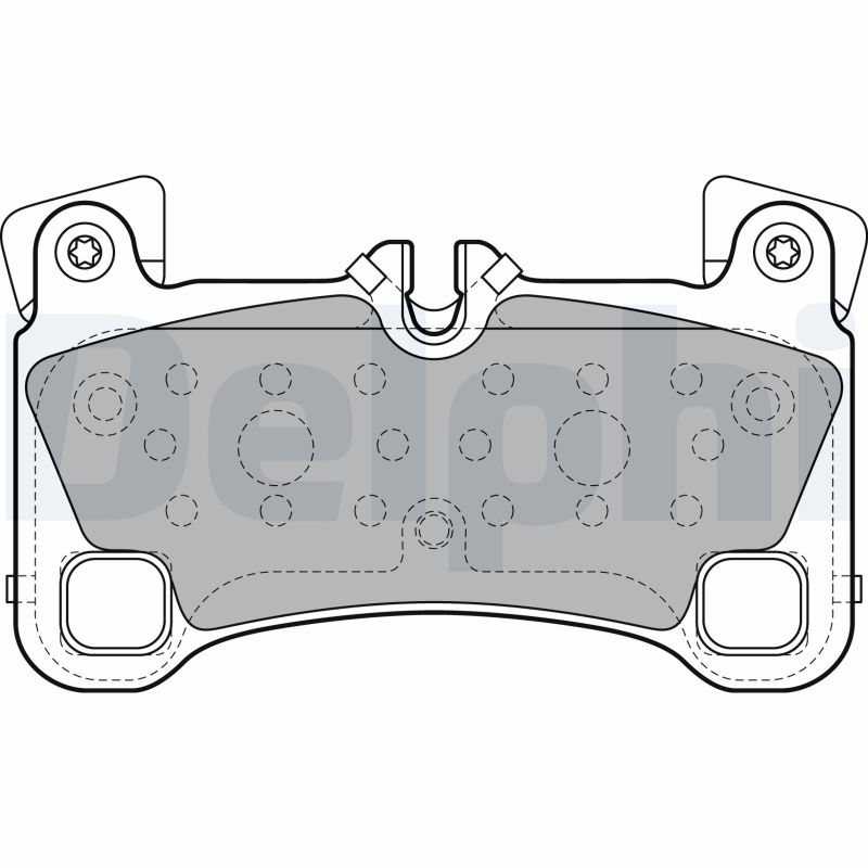 Brake Pad Set, disc brake - LP2118 DELPHI