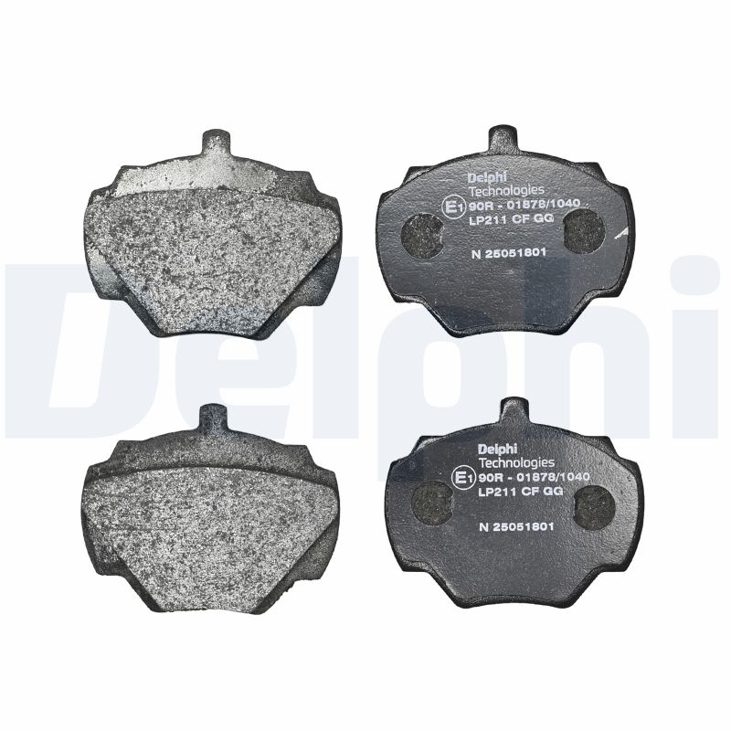 Brake Pad Set, disc brake - LP211 DELPHI