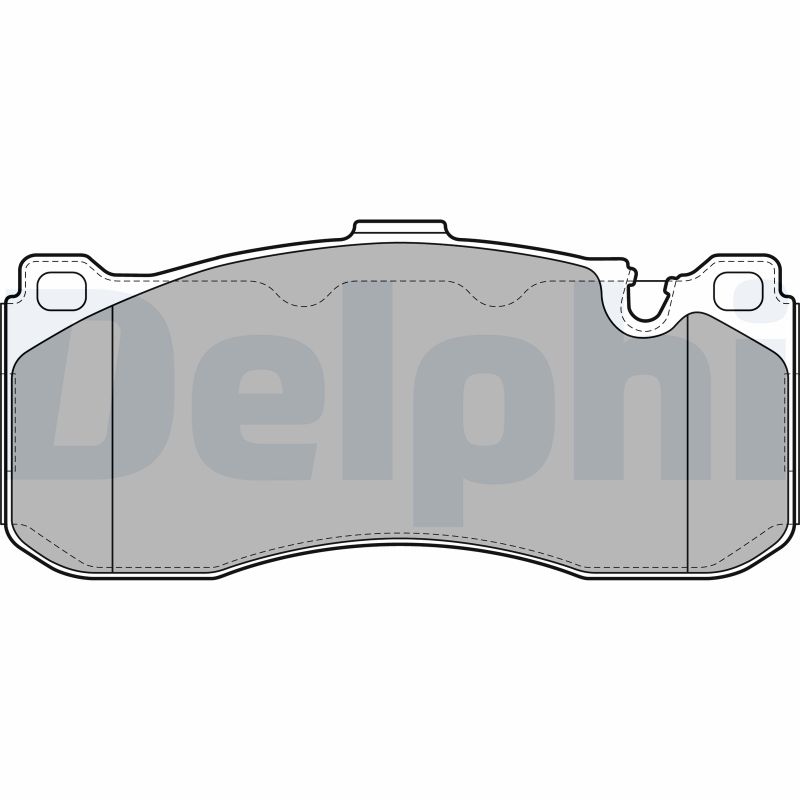Brake Pad Set, disc brake - LP2131 DELPHI
