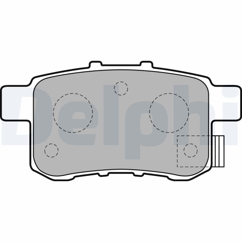 Brake Pad Set, disc brake - LP2145 DELPHI