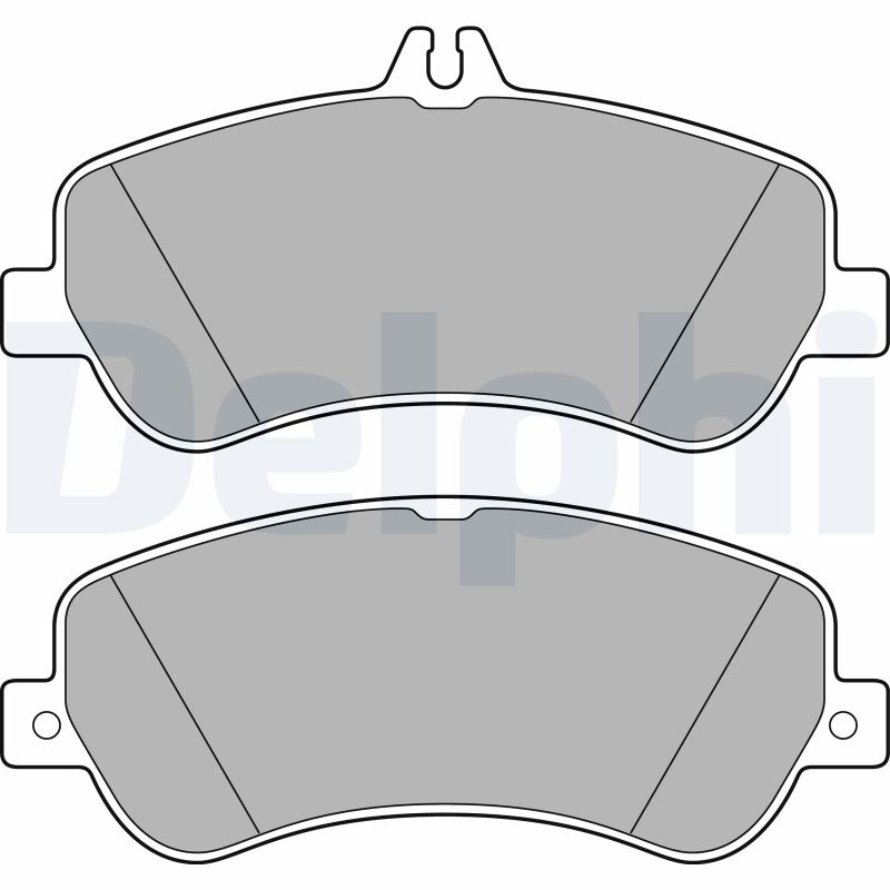 Brake Pad Set, disc brake - LP2146 DELPHI
