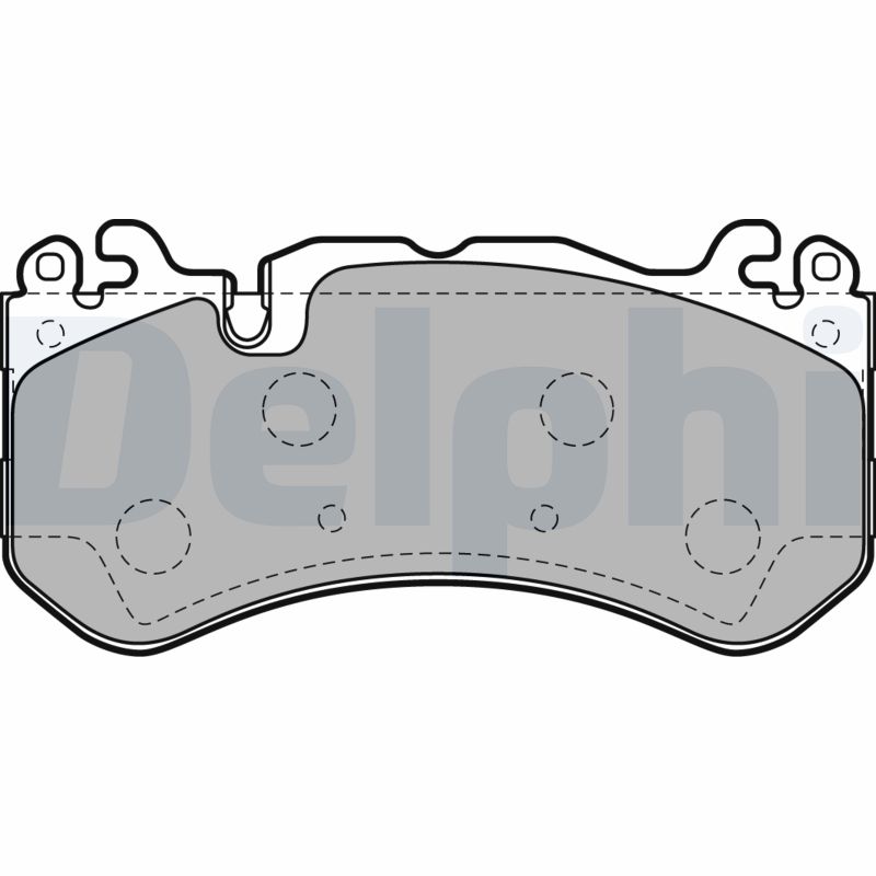 Brake Pad Set, disc brake - LP2149 DELPHI