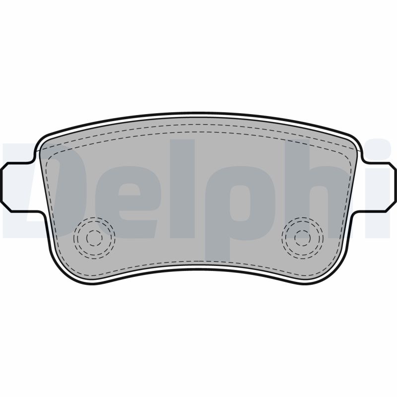 Brake Pad Set, disc brake - LP2153 DELPHI