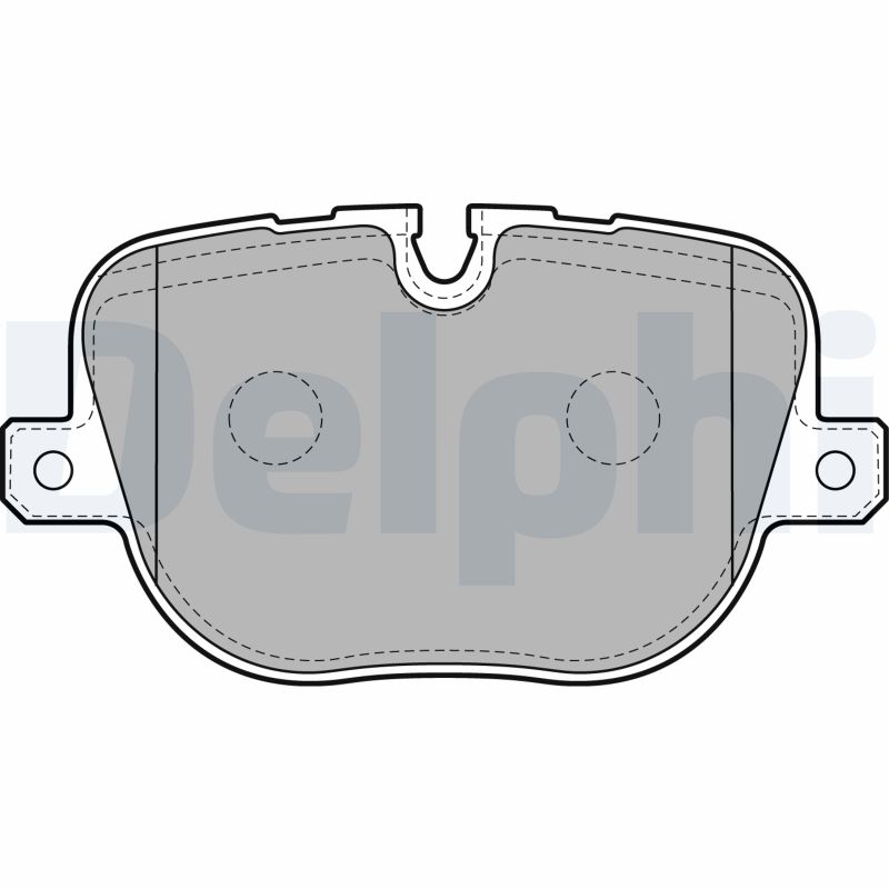 Brake Pad Set, disc brake - LP2175 DELPHI
