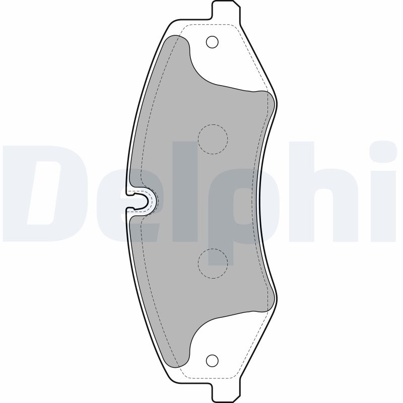 Kit pastiglie freno, Freno a disco - LP2176 DELPHI