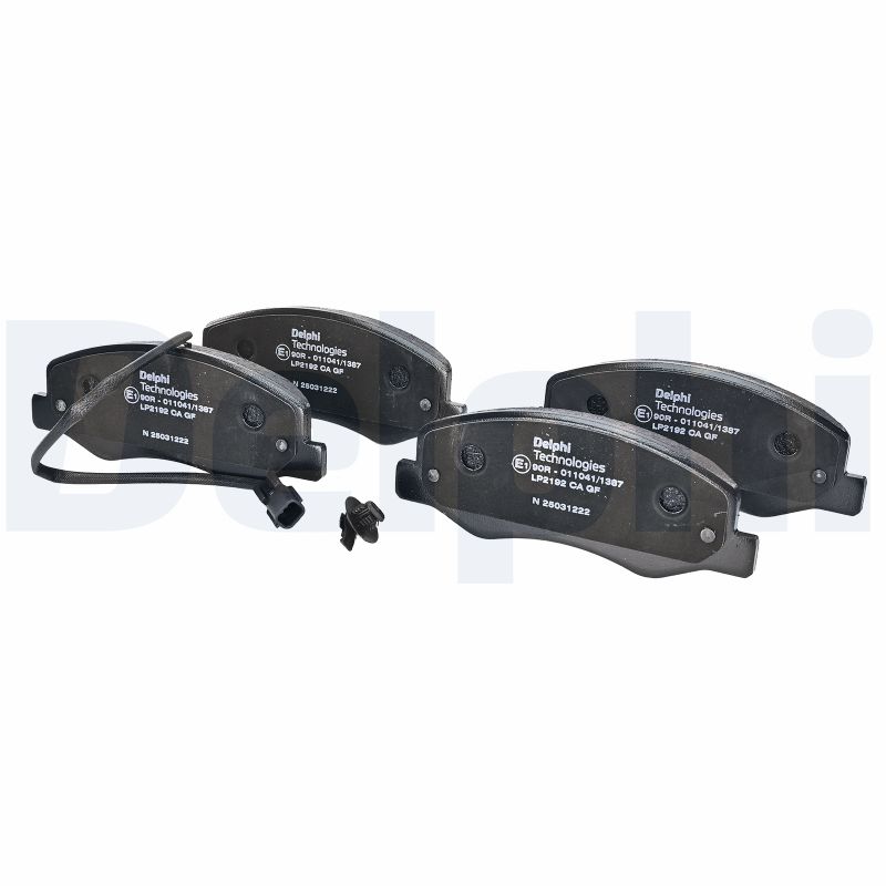 Brake Pad Set, disc brake - LP2192 DELPHI
