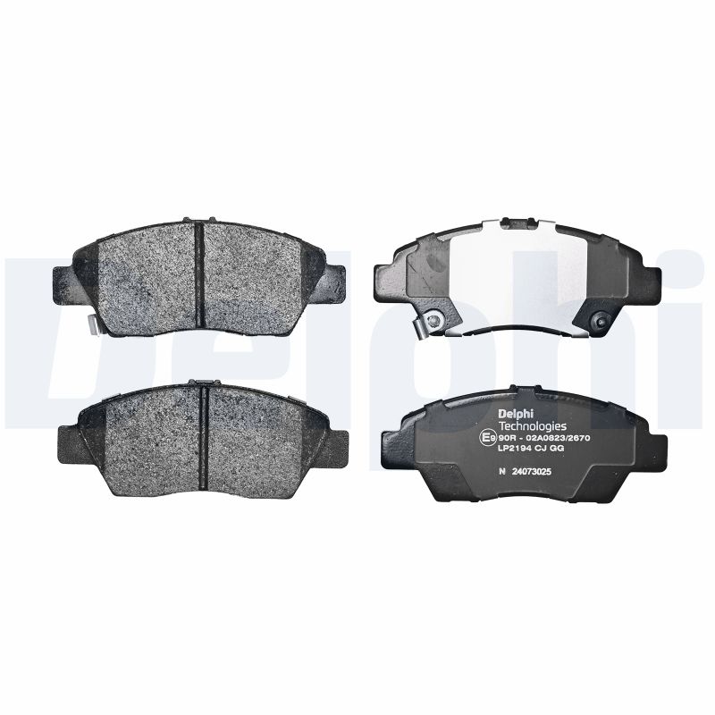 Brake Pad Set, disc brake - LP2194 DELPHI