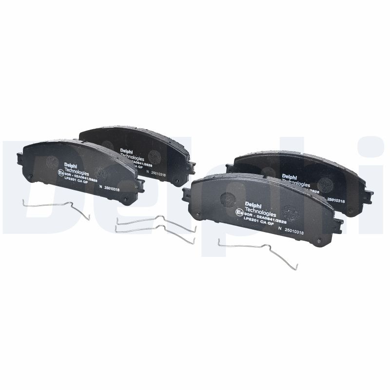 Brake Pad Set, disc brake - LP2201 DELPHI