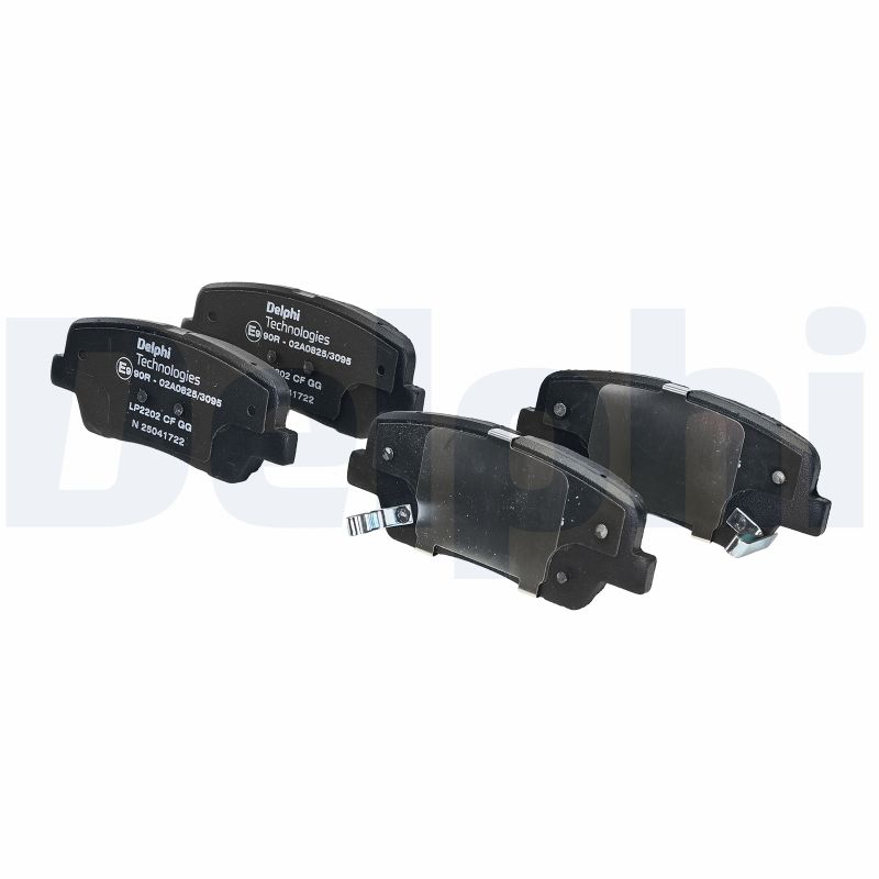 Kit pastiglie freno, Freno a disco - LP2202 DELPHI