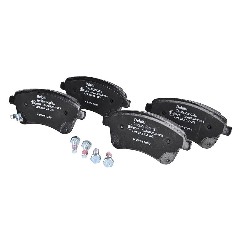 Kit pastiglie freno, Freno a disco - LP2203 DELPHI