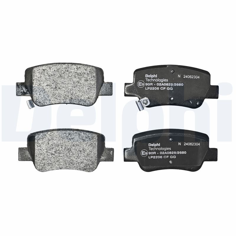 Brake Pad Set, disc brake - LP2206 DELPHI