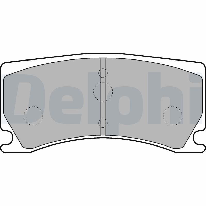 Kit pastiglie freno, Freno a disco - LP2217 DELPHI