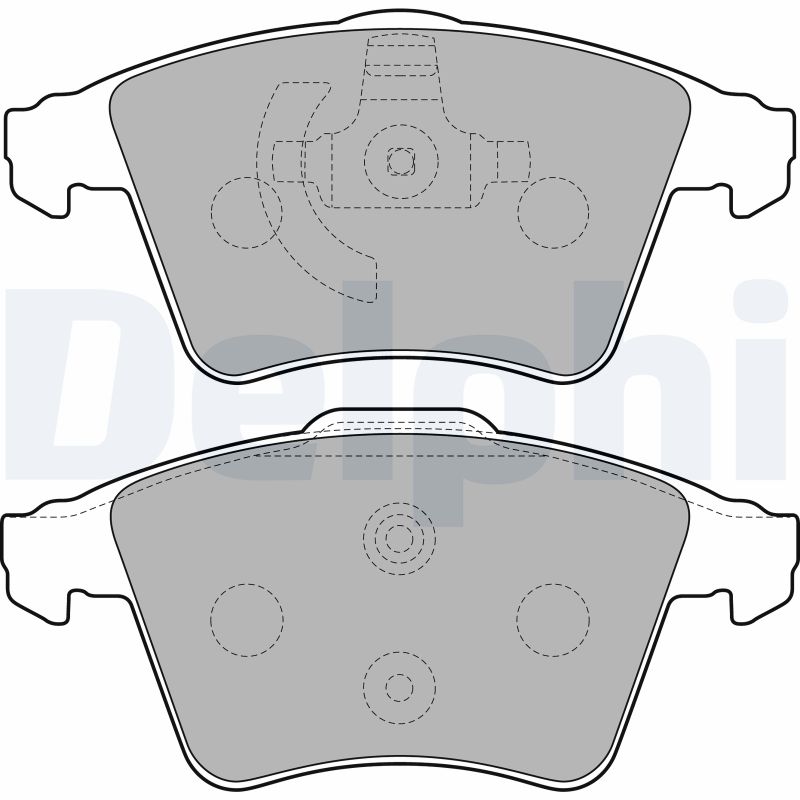 Brake Pad Set, disc brake - LP2224 DELPHI