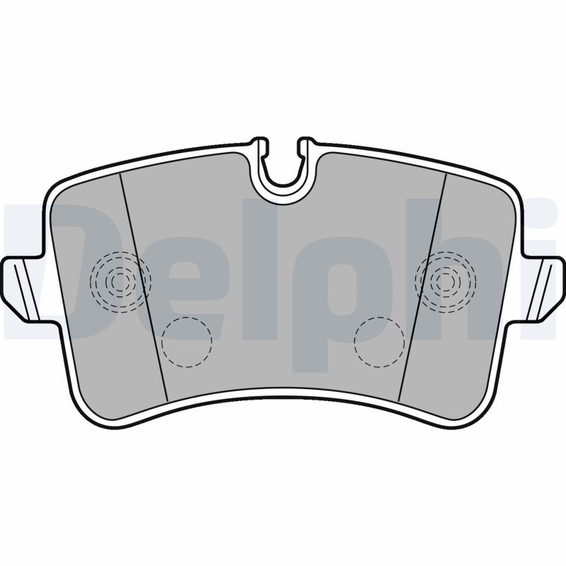 Brake Pad Set, disc brake - LP2226 DELPHI