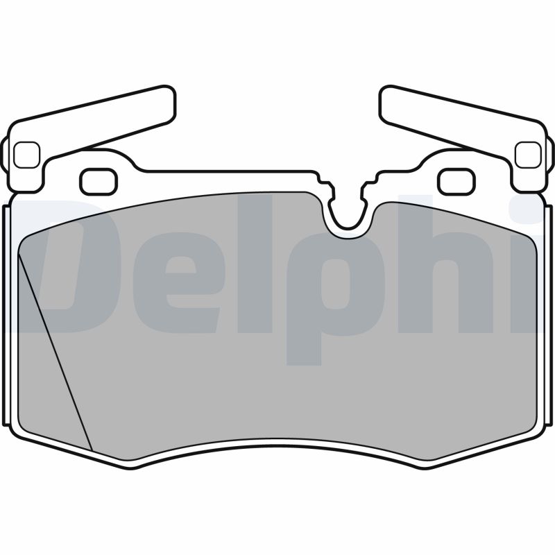Brake Pad Set, disc brake - LP2235 DELPHI