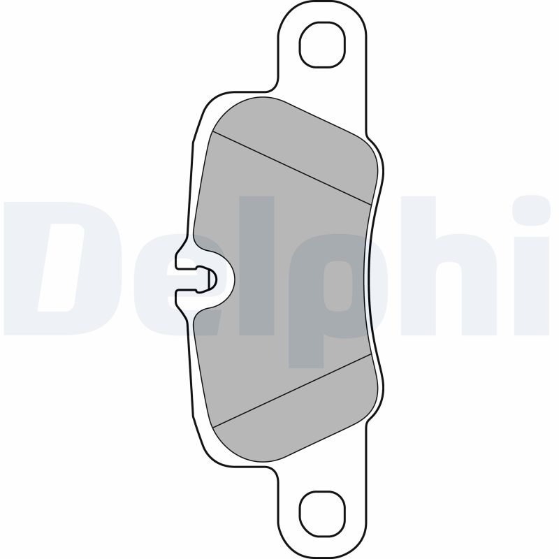 Kit pastiglie freno, Freno a disco - LP2237 DELPHI