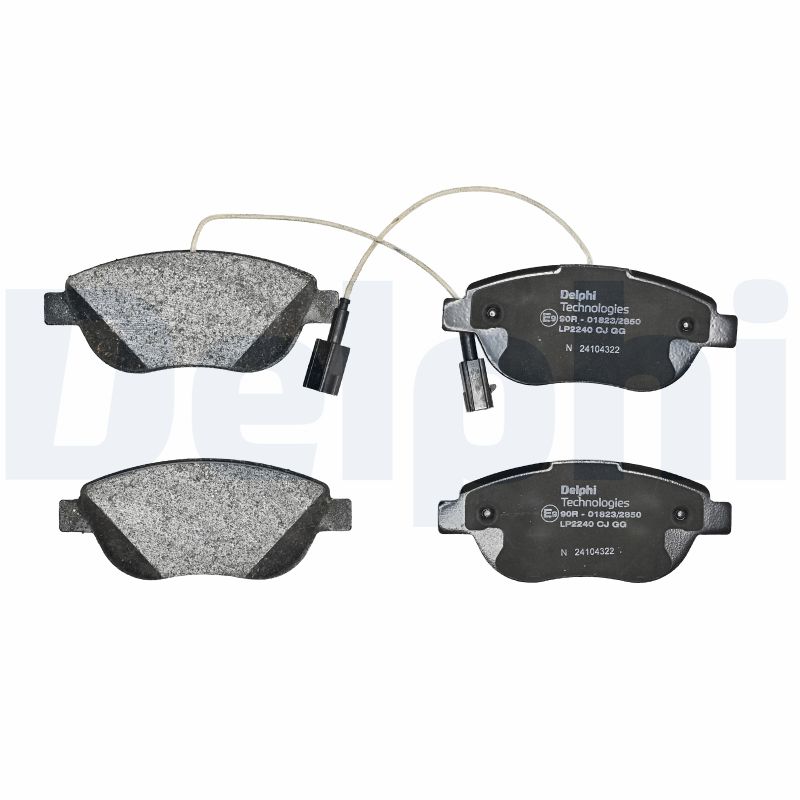 Kit pastiglie freno, Freno a disco - LP2240 DELPHI