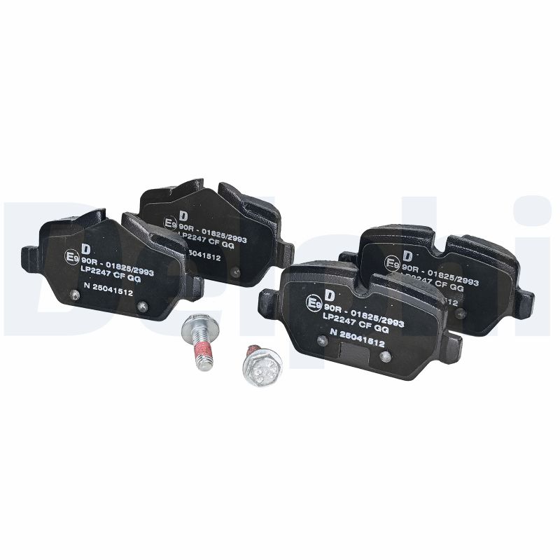 Brake Pad Set, disc brake - LP2247 DELPHI