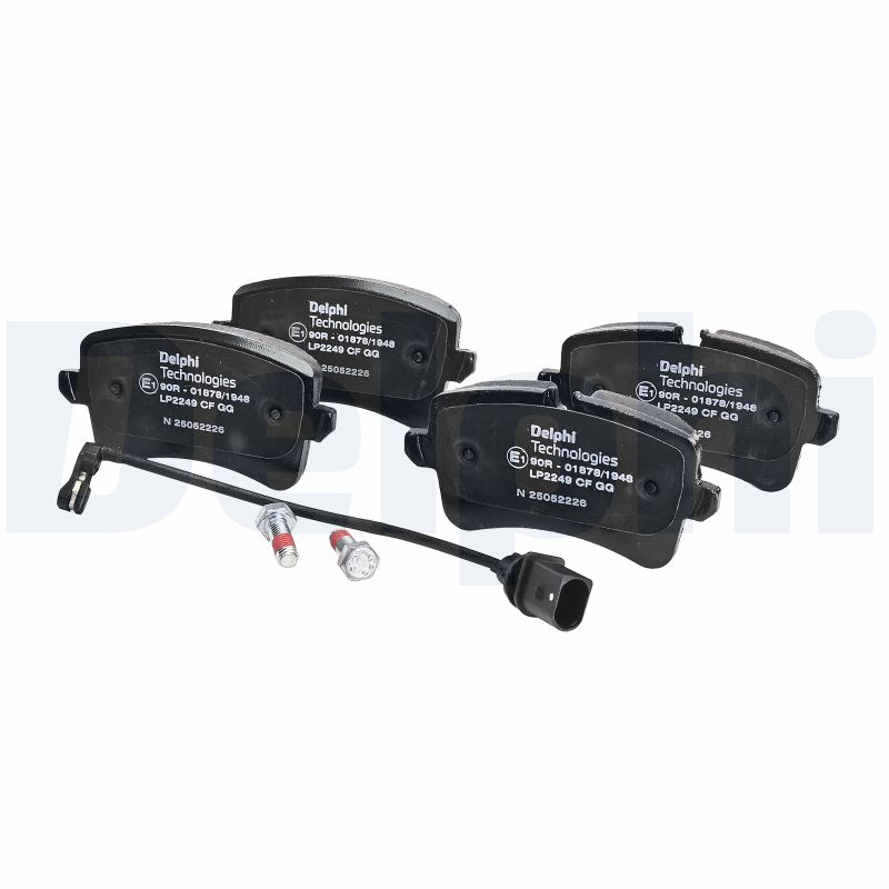 Brake Pad Set, disc brake - LP2249 DELPHI