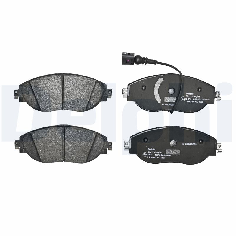 Brake Pad Set, disc brake - LP2250 DELPHI