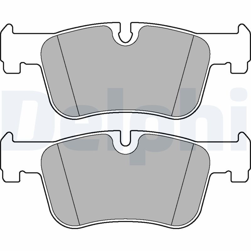 Brake Pad Set, disc brake - LP2285 DELPHI
