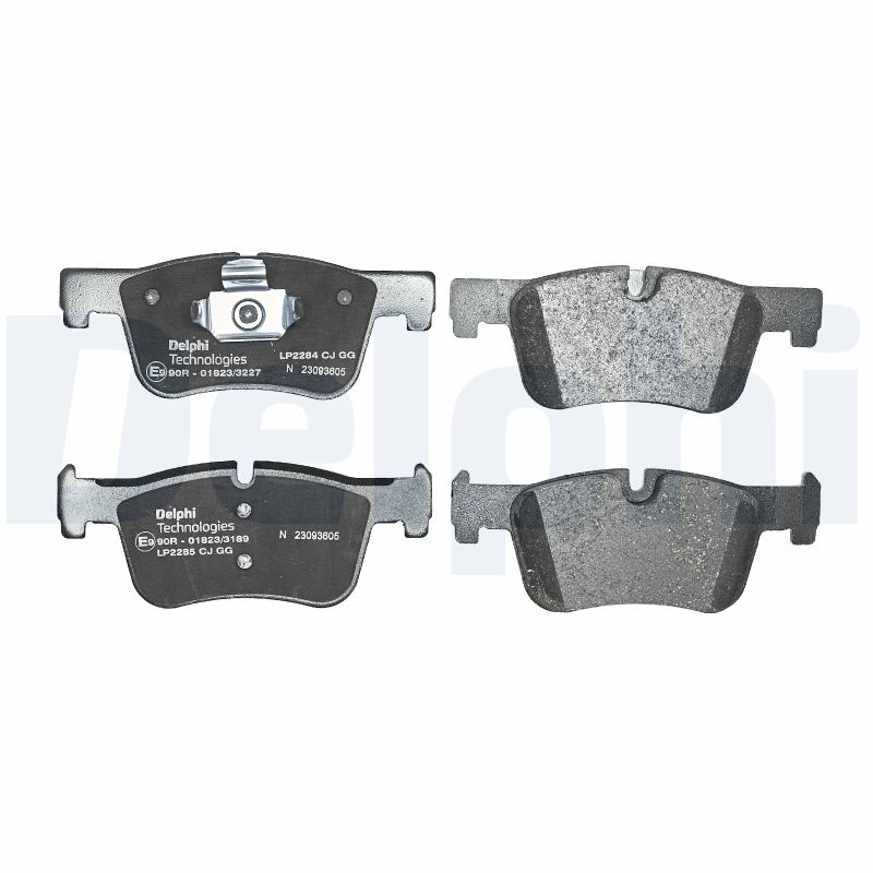 Brake Pad Set, disc brake - LP2285 DELPHI