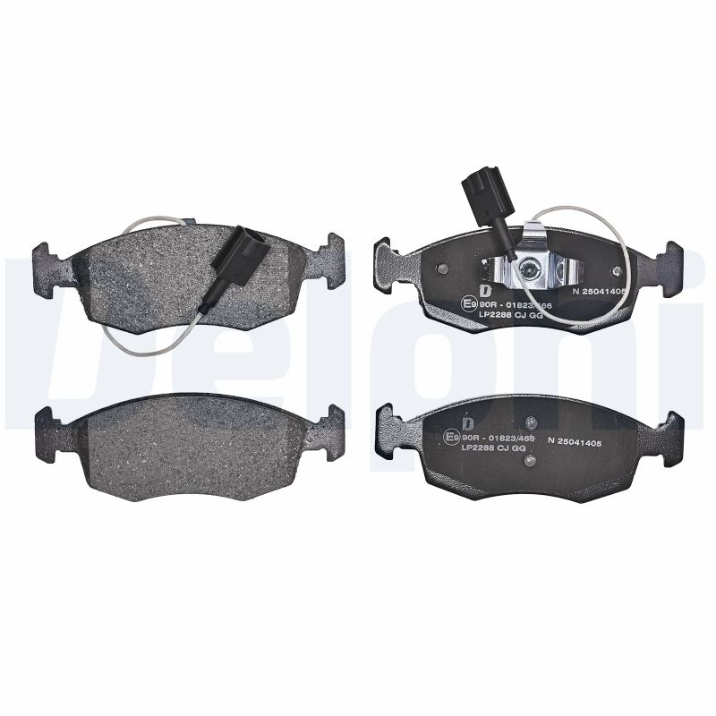 Brake Pad Set, disc brake - LP2288 DELPHI