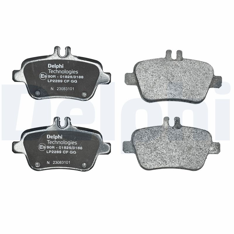 Brake Pad Set, disc brake - LP2289 DELPHI