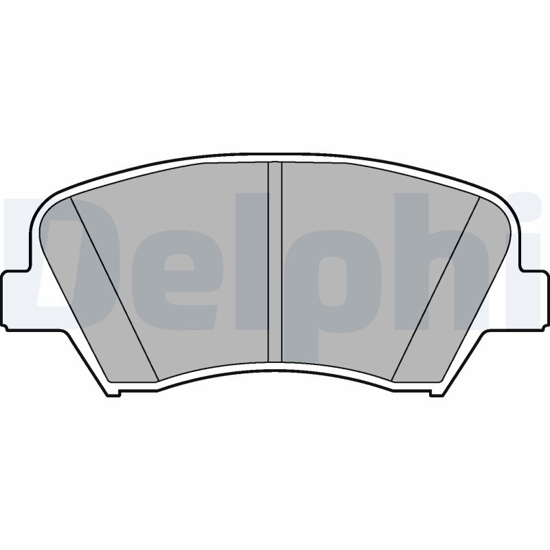 Brake Pad Set, disc brake - LP2293 DELPHI