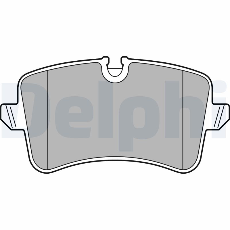 Brake Pad Set, disc brake - LP2446 DELPHI