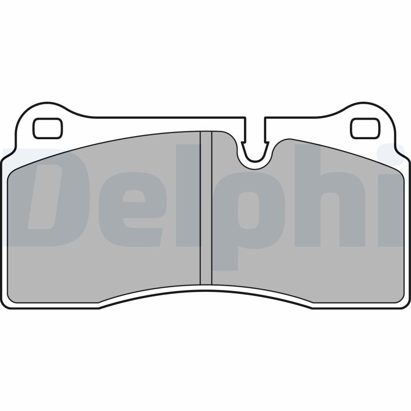 Brake Pad Set, disc brake - LP2448 DELPHI