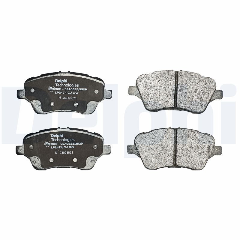 Brake Pad Set, disc brake - LP2474 DELPHI