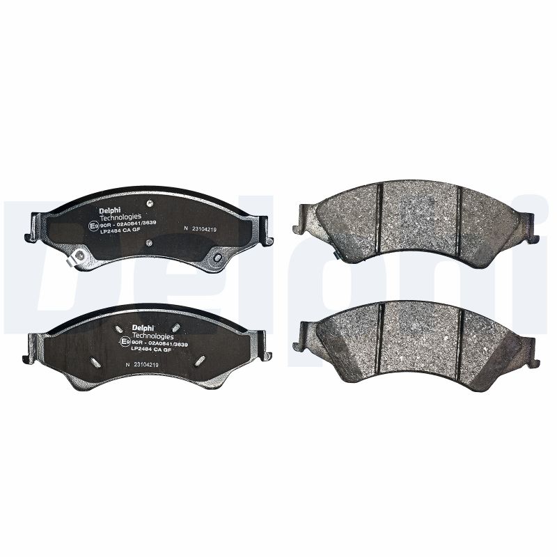 Brake Pad Set, disc brake - LP2484 DELPHI