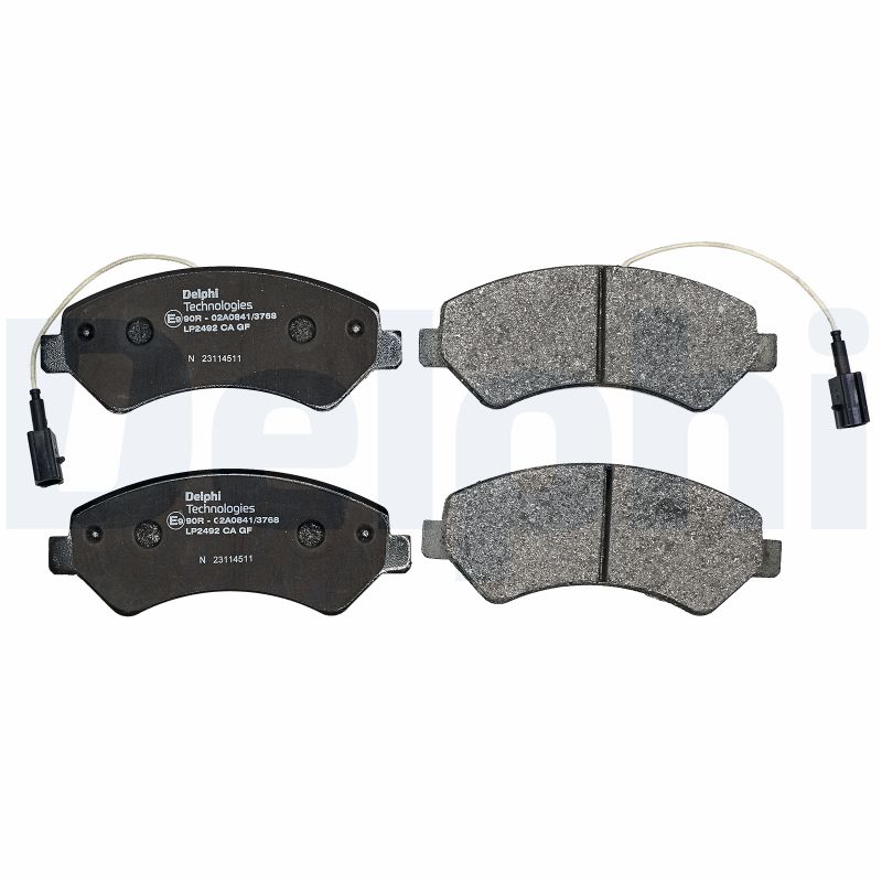 Brake Pad Set, disc brake - LP2492 DELPHI