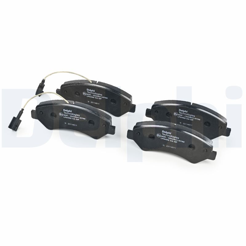 Brake Pad Set, disc brake - LP2492 DELPHI