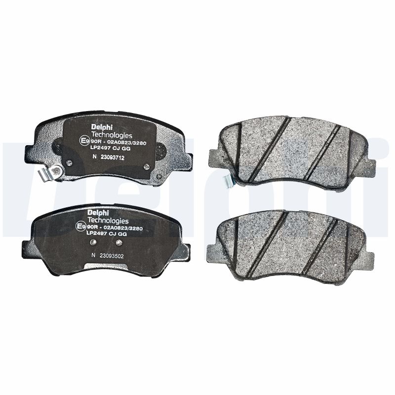 Brake Pad Set, disc brake - LP2497 DELPHI