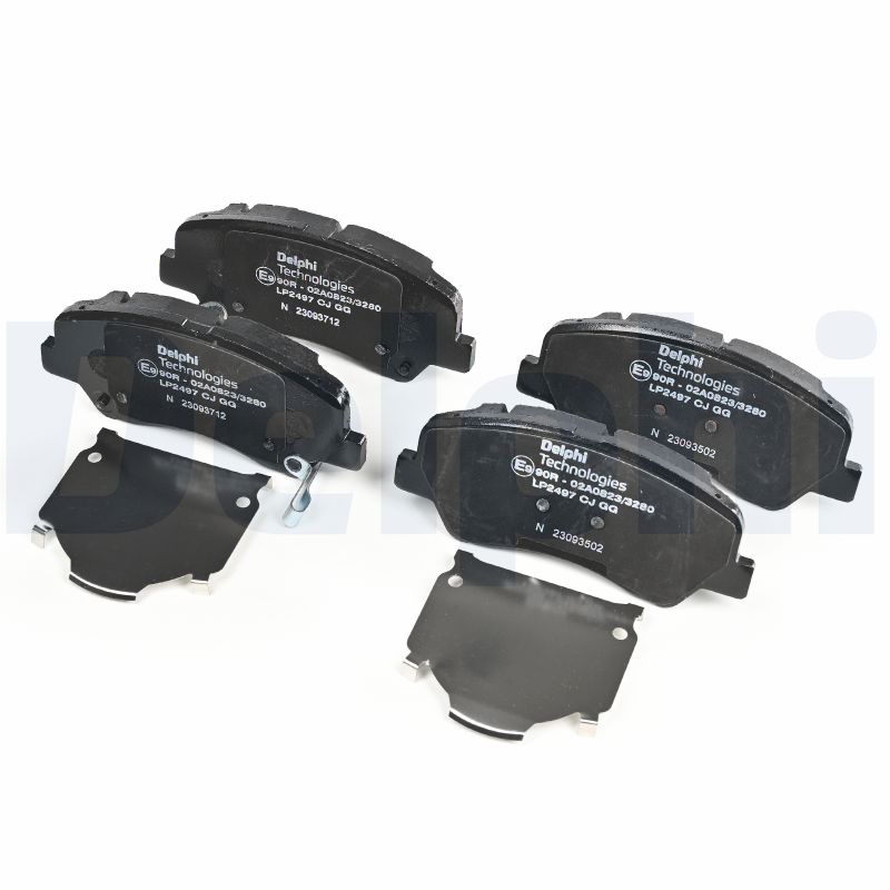 Brake Pad Set, disc brake - LP2497 DELPHI