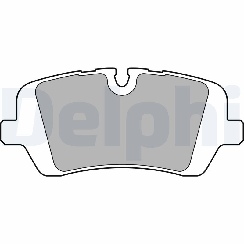 Brake Pad Set, disc brake - LP2508 DELPHI